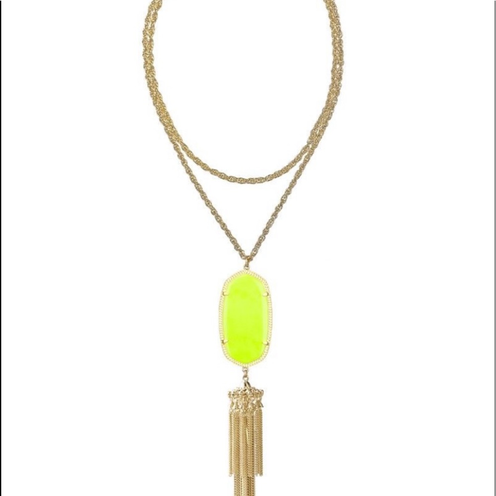 Kendra Scott neon yellow Rayne